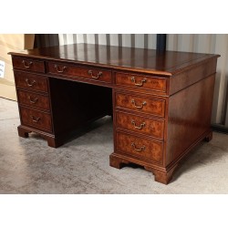 Burr Walnut Desk SOLD